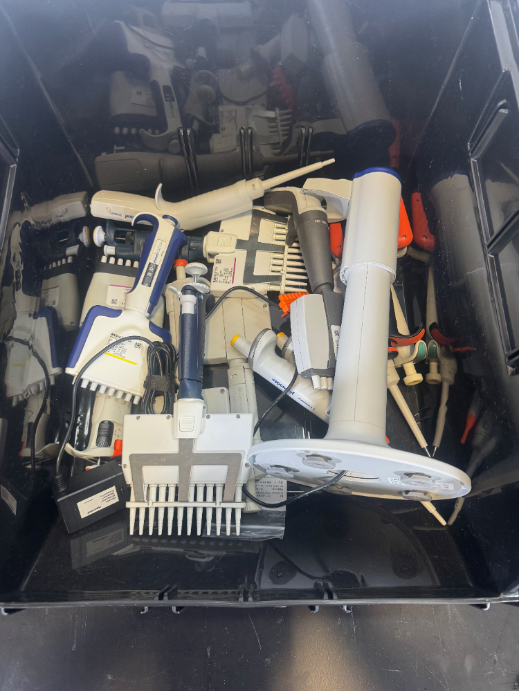 Image of Lot of Pipettes